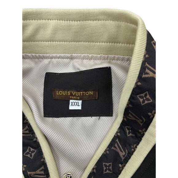 Dapper Dan VTG Authentic 90s Choc Brown Bomber Jacket SZ 3X - Picture 10 of 10